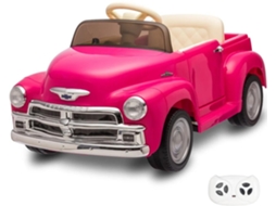 Carro Elétrico Para Crianças - Chevrolet 3100 - 12v - 1 A 6 Anos - Rosa