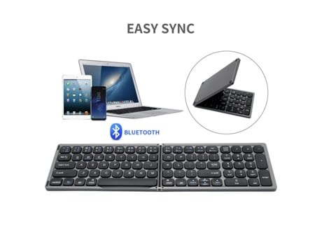 Teclado Dobrável CROSSMANXI-STORE Bluetooth Sem Fio (Inglês)