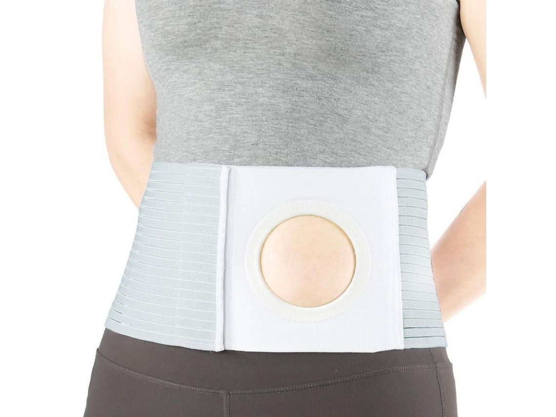 Cinto Ajustável Para Hérnia De Estoma 8cm Unissex Suporte Abdominal Pós-operatório Para Bolsa De Colostomia