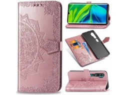 Capa Xiaomi Mi Note 10 HONGWE. Livro Rosa