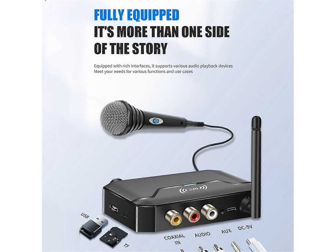 Transmissor e Receptor de Áudio Bluetooth 5.3 2 em 1 GOKOCO