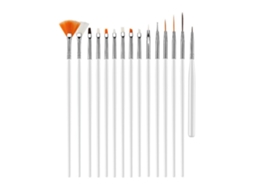 Conjunto De 15 Esponjas Para Unhas, Brancas
