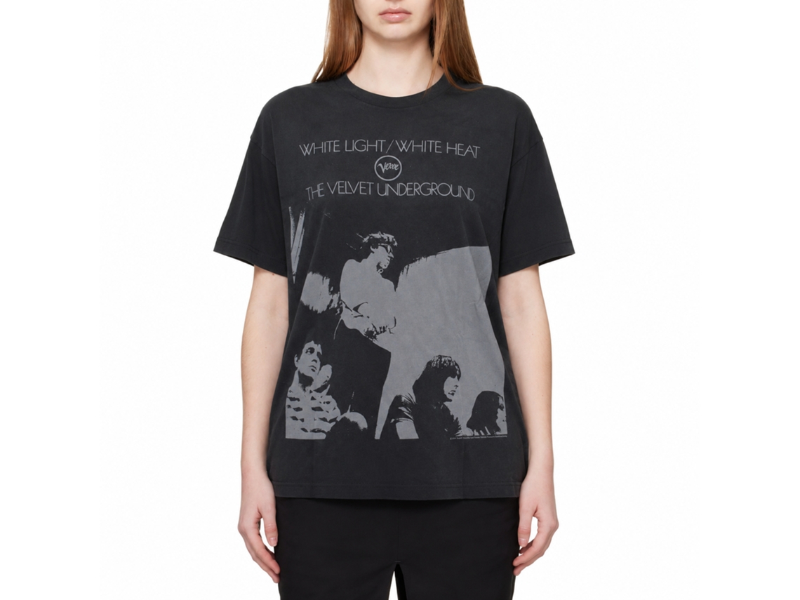 The Velvet Underground White Light/ White Heat T-shirt Black Unisex Adults Size:xl