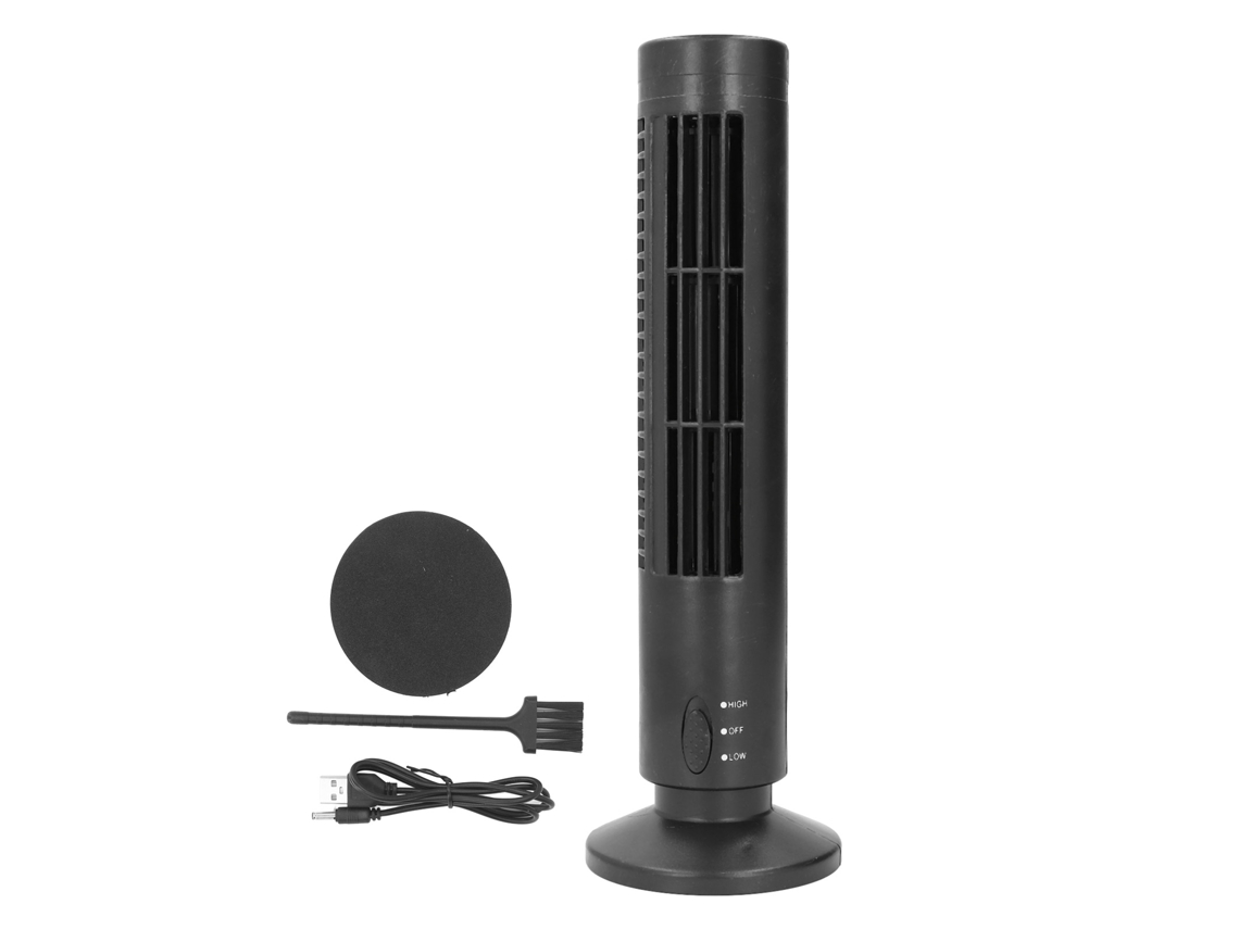 Ventilador em Torre Sem Pás 2 Velocidades Usb Silencioso S/MARCA