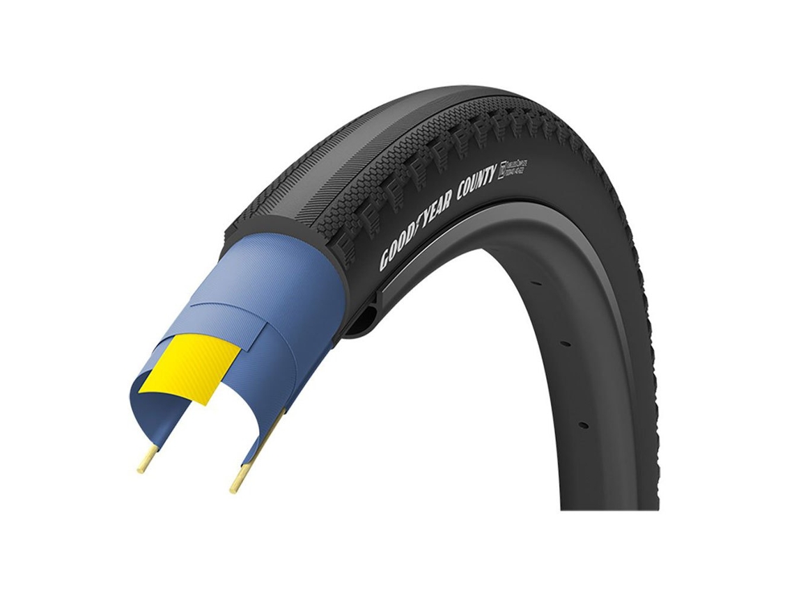 Pneu Gravel County Tubeless 650B X 50 Prateado 650B X 50Goodyear