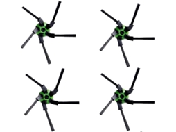 Kit De Substituição Para Irobot S9 (9150) S9+ E S9 Plus (9550) Acessórios De Escova Lateral Para Aspirador Robô (4 Peças) Cuich