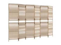 Room Divider, Room Dividers Vidaxl Bege Rattan / Vime (294 X 180 Cm)