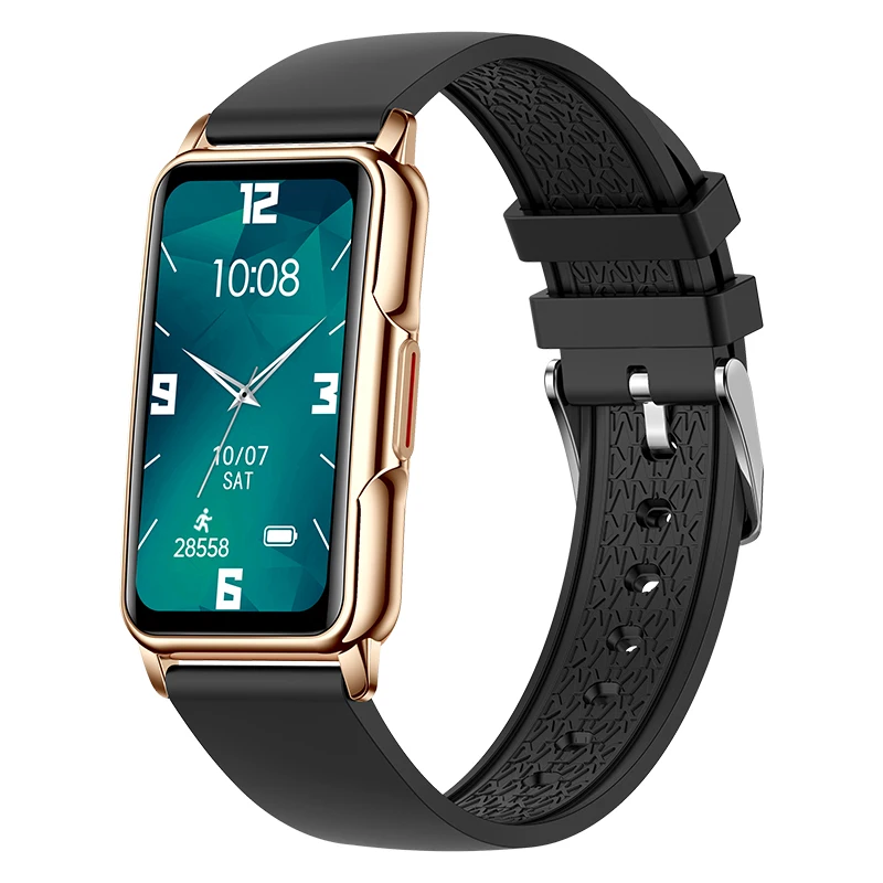 (pulseira De Silicone Preta) Smartwatch, Rastreador De Atividades Físicas Com Gps E Tela Sensível Ao Toque De 1,47 Polegadas