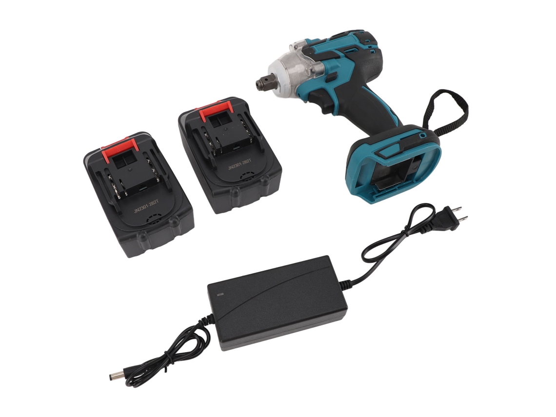 Laxiscreed Chave De Impacto De Íons De Lítio Sem Escovas, Alto Torque, Recarregável E Leve Para Profissionais