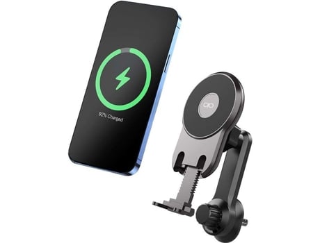 Suporte De Carro Ventilação Braço Rotativo Magsafe Manutenção Magnética Preto Garantia Vitalícia