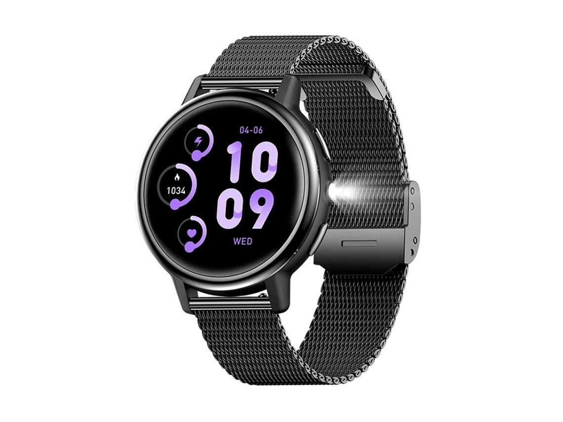 Ak88 Smartwatch Feminino, Monitoramento de Saúde e Chamadas Bluetooth Bestvite (preto)
