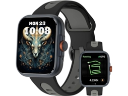 Smart Watch Fitness Tracker Integrado Alexa Com GPS 1.78 Amoled Fabric Ip68 À Prova Dágua Com Bluetooth Chamada / Frequência Bestvite