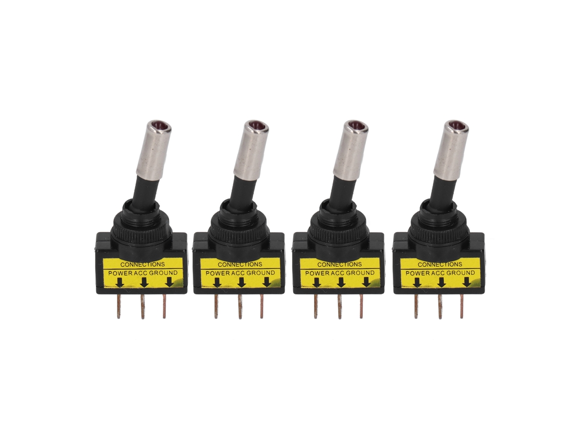 Laxiscreed Interruptor Automático Com Iluminação Led Vermelha Para Automóveis 12v 20a