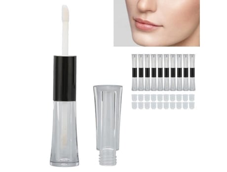 Tubo De Batom Vazio 10 Pcs Tubos Transparentes De Brilho Labial Contêineres De Bálsamo Labial Tubos Diy 98666 Atyhao