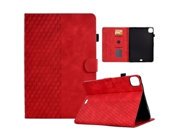 Capa de couro com relevo de diamante Webake para iPad Pro 11 (2024)