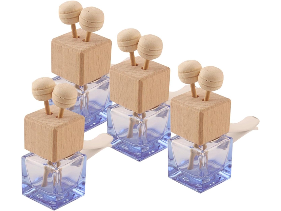Conjunto De 4 Frascos Perfume Com Clipe, Difusor De Aromas, Ambientador Para Carro, Perfume, Aroma, Frascos Difusores De