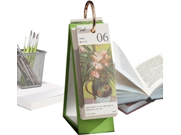 Calendário De Mesa 2026 Design Pintura A Óleo Vintage Com Estética