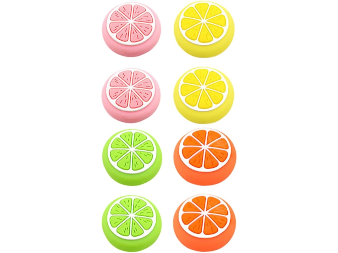 Capas De Silicone Em Formato De Frutas Para Joystick - Resistentes Ao Desgaste E Fáceis De Limpar