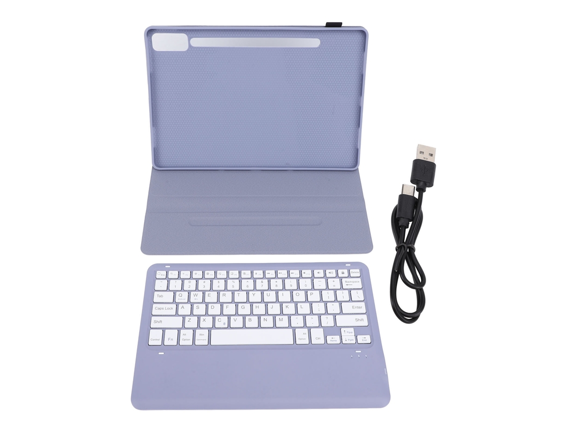 Capa De Teclado Com Carregamento E Aspiração Magnética Para Lenovo Tab P12 12.7 Polegadas 20...