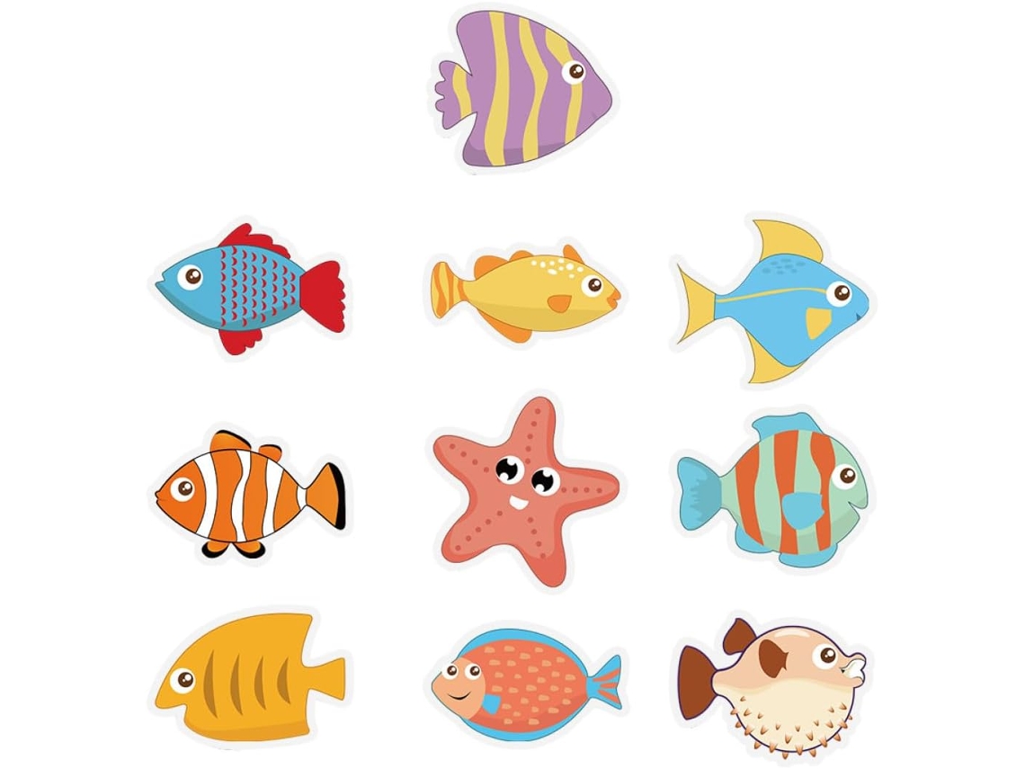 Kit De 10 Adesivos Decorativos Antiderrapantes Para Banheira, À Prova D'água E Fáceis De Usar, Com Design De Desenho