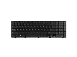 Teclado preto de substituição para laptop (compatível com Dell, fácil de substituir)