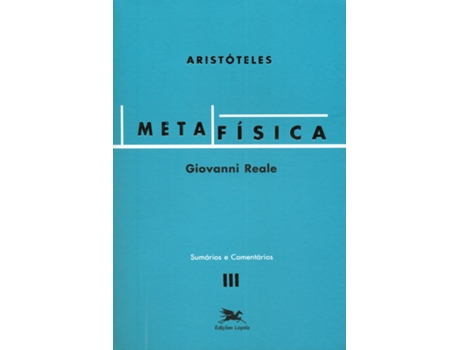 Livro Metafisica De Aristoteles - Vol.3 de Giovanni Reale (Português do Brasil)