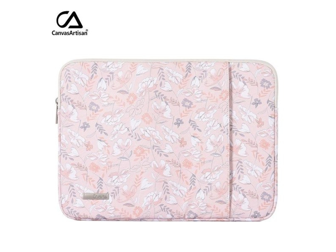 Bolsa Para Computador, Capa Para Laptop / Estojo Para Laptop Rosa Claro De 14 Polegadas