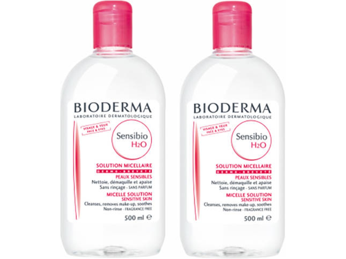 Desmaquilhante BIODERMA Sensibio H2O. Pack Solução Micelar ( 2x500ml)