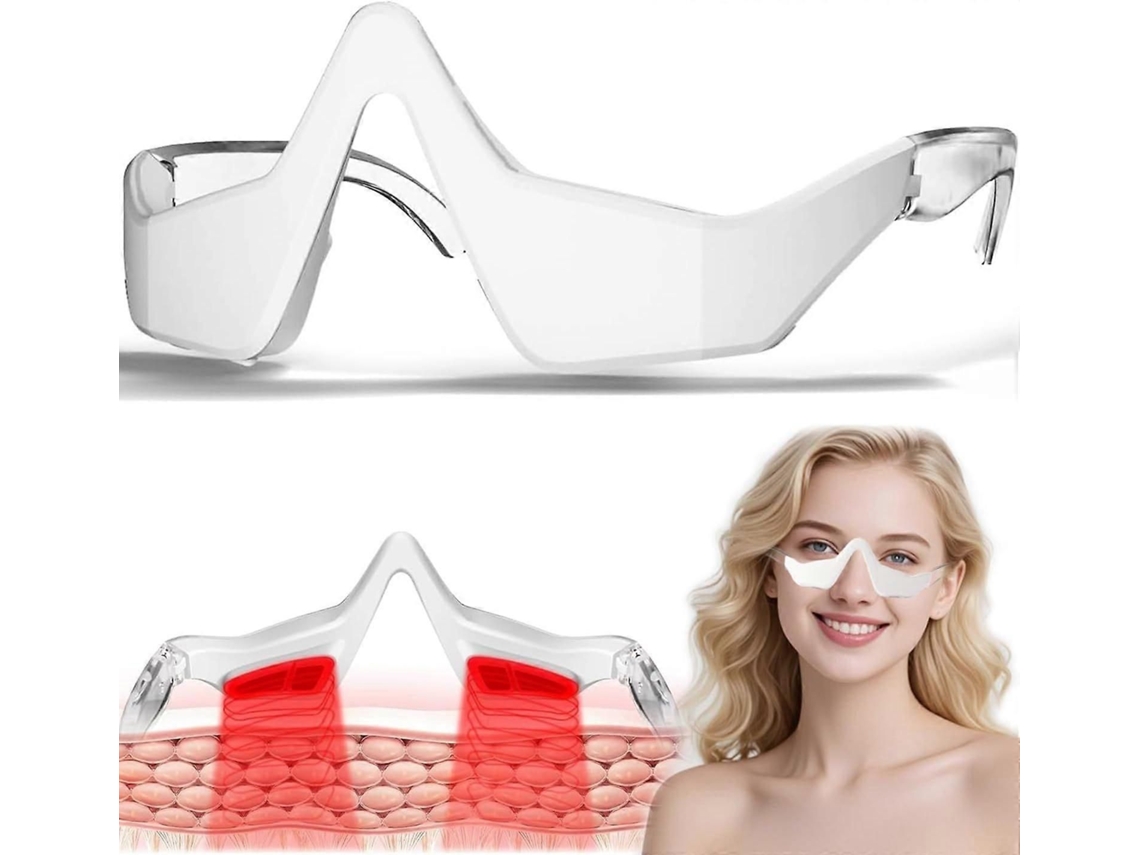 Dispositivo de Fototerapia para a Área Dos Olhos, Óculos Terapia com Luz Vermelha, Massageador Ocular Microcor Rente 3 Modos, Máscara GOKOCO