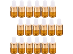 25 Frascos de Perfume de Vidro de 1ml com Conta-gotas, Frascos Pequenos