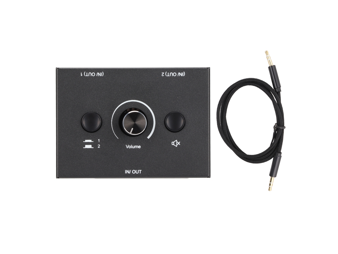 Comutador de Áudio Bidirecional 3.5mm LAXISCREED