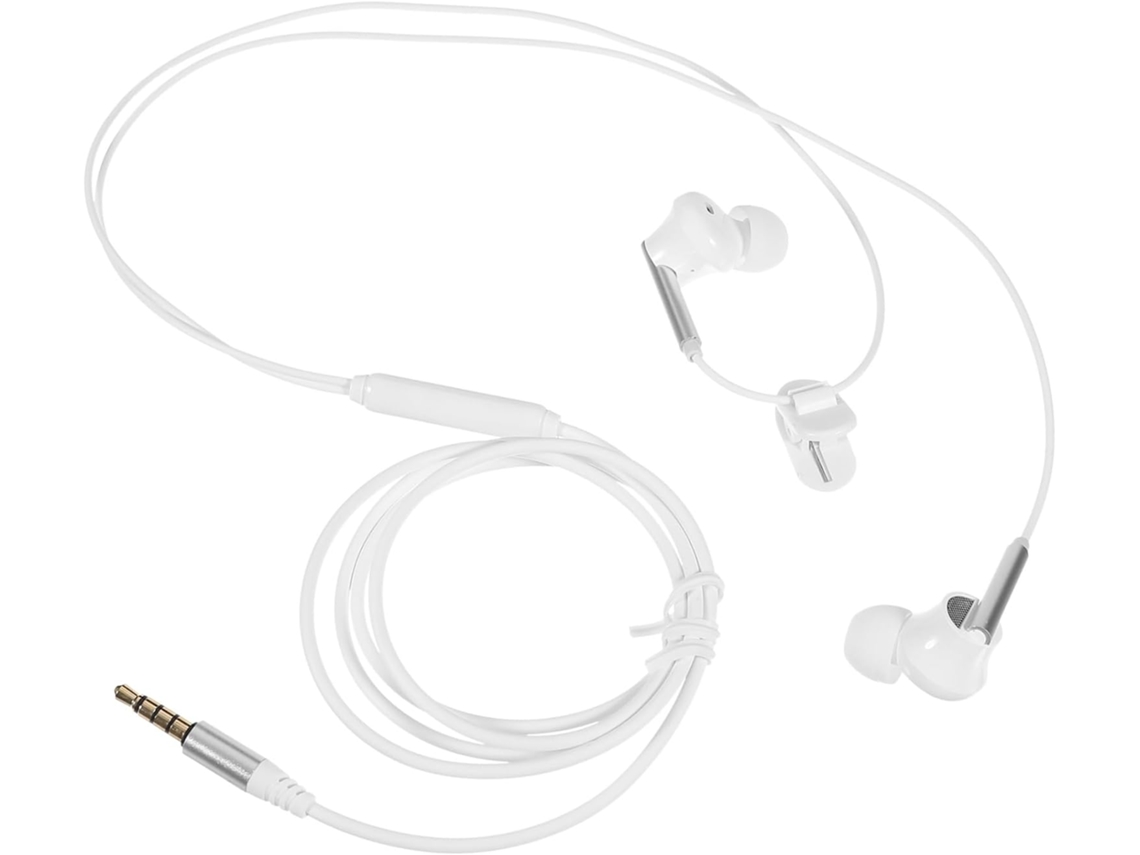 Fones De Ouvido Com Fio Hd, Para Tablets E Som Nítido Graves Brancos
