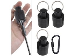 Conjunto De 3 Chave Fenda Com Encaixe Sds, Liga Chaveiro Rápido Para Fios Preto