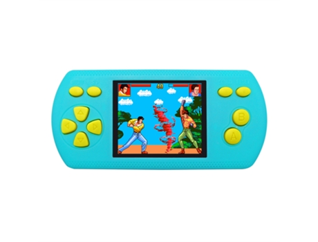 Consola Retro Console De Jogos Portátil Ok315 Jogo De Quebra-Cabeça Tela Colorida Retro 2,2 Polegadas—Azul Verde