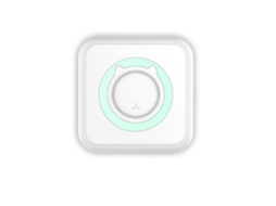 Impressora térmica de bolso Slowmoose Mini com Bluetooth para celular (fotos, imagens e adesivos) (verde, 5 impressões)