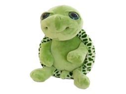 Ats brinquedo de Pelúcia Tartaruga Cômica de 20cm Cor Verde com Olhos Grandes Pelúcia Animal Presente para Bebês