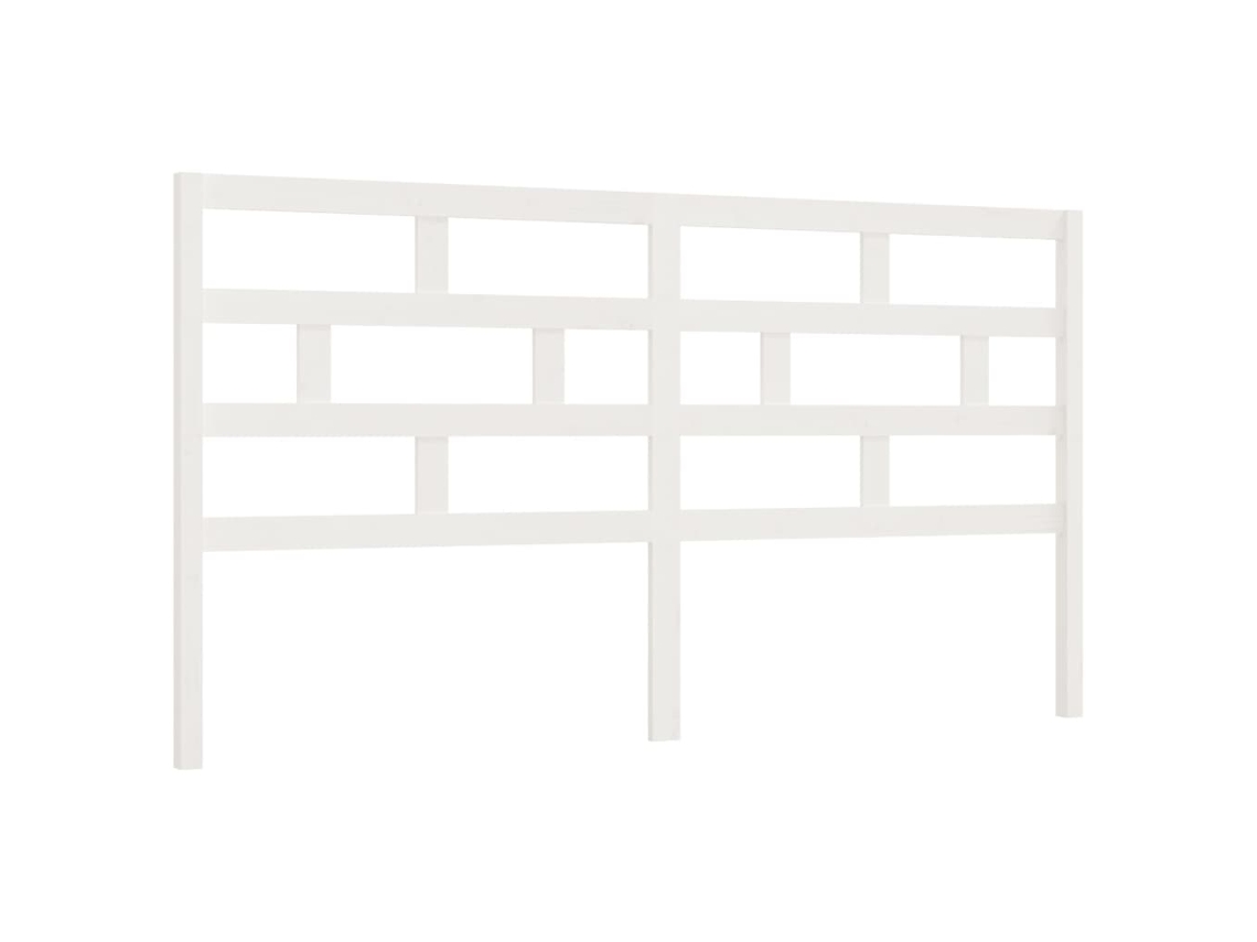 Bed Headboard, Bed Headboards Vidaxl Branco Madeira De Pinho (186 X 100 Cm)
