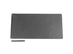 Tapete De Rato Extra Grande De Dupla Face 80x40cm, Impermeável, Para Secretária, Em Pele Pu, Para Escritório, Preto. Olysi Shop