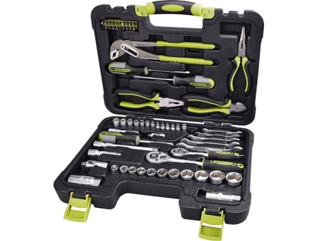 Conjunto de ferramentas Extol Craft (65 peças, 1/4, 3/8, Crv, 6598)