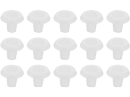 Holibanna Conjunto De 30-batentes Inferiores Transparentes Para Persianas Horizontais, Design Simples E Material Pom
