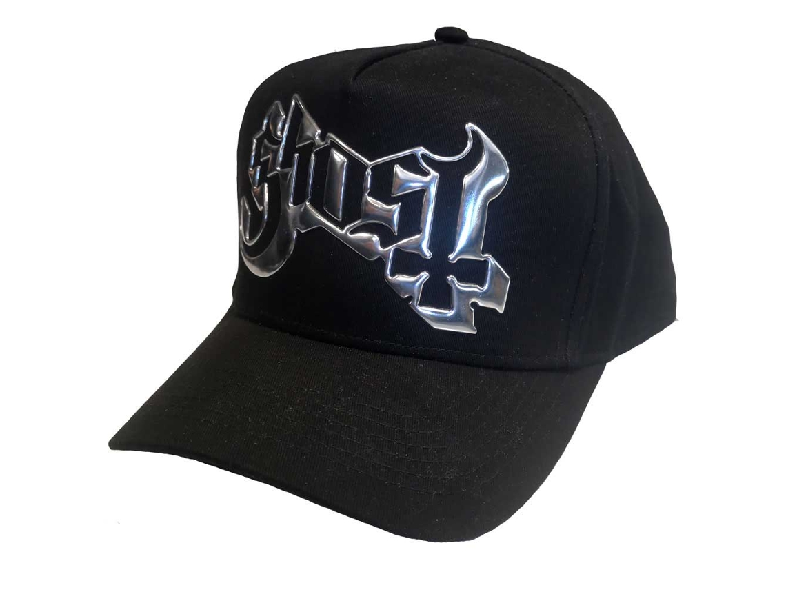 Boné de Baseball Ghost Logo Sonic Silver Preto ROCK OFF