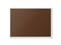 Quadro magnético de parede cinza escuro para quarto Espelharte (70x50 cm)