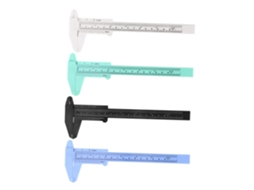 Paquímetro Vernier Mini De Plástico 150mm, Conjunto Com 4 Peças