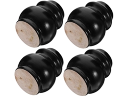 Conjunto De 4 Pés De Reposição Sólidos Para Mesas E Acessórios De Móveis