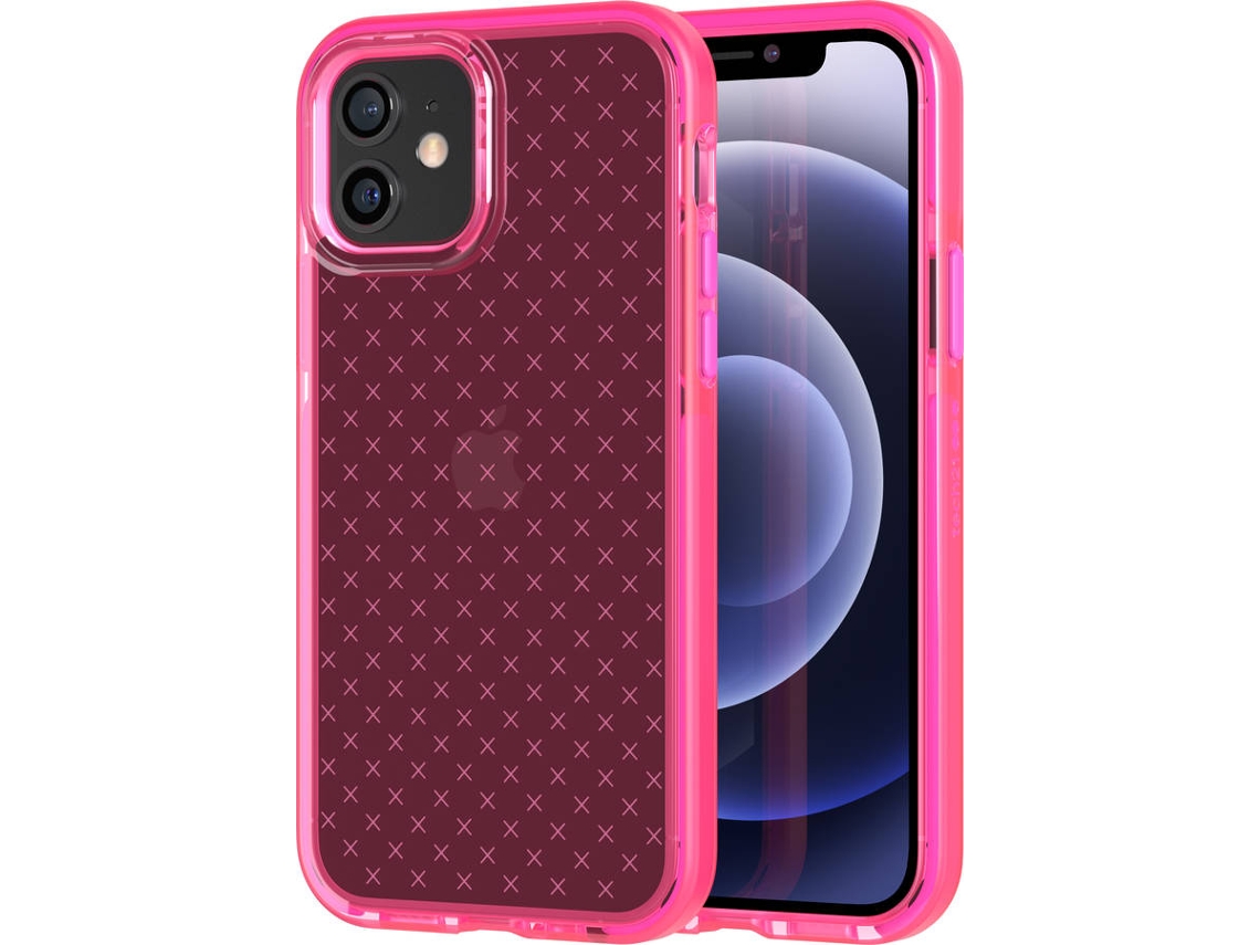 Capa Apple iPhone 12 Mini TECH-21 EvoCheck (Rosa)