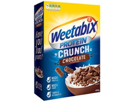 Cereais Proteína Crunch Chocolate WEETABIX 450 gr