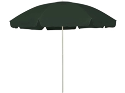 vidaXL Guarda-sol de praia 300 cm verde