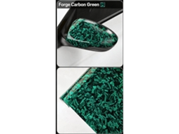 Película Adesiva 6d À Prova Dágua para Carro Pet, 30x100 Cm para Motocicletas e Automóveis HENTEN HOME Verde