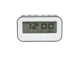 Reloj Despertador Niños Lcd Con Luz Nocturna Recordatorio Cumpleaños Música Negro