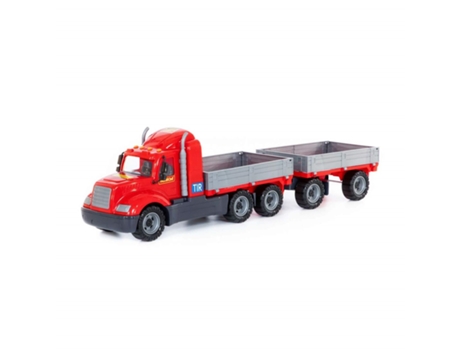 55538 Majka Car With Sides With Trailer In A Box Polesie